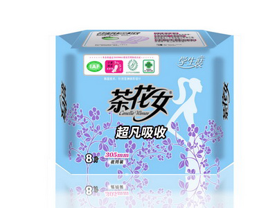 CH97         8片学生装干网特长夜用卫生巾